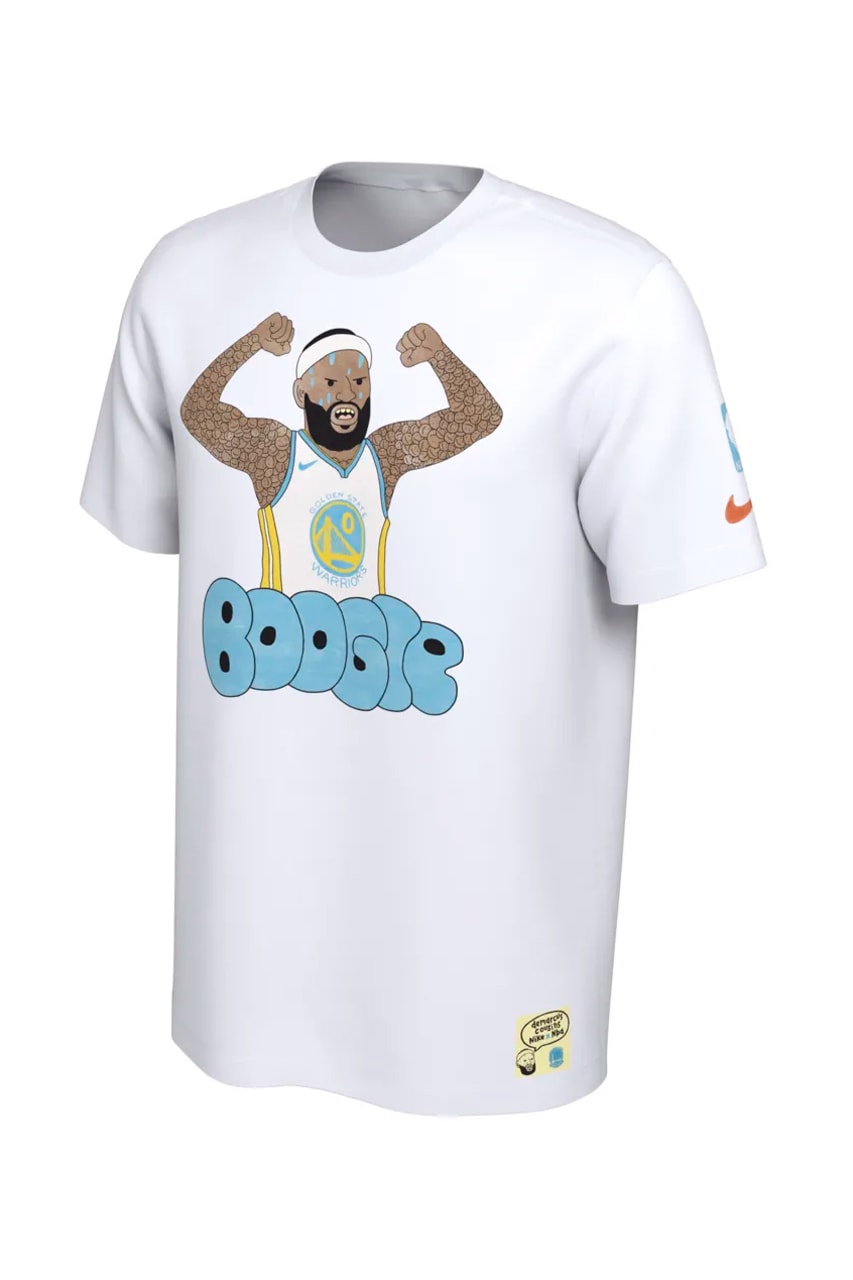 Nike 攜手藝術家 Gangster Doodles 為 NBA 球星打造專屬限定 T-Shirt