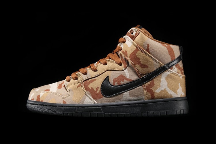 Nike SB Dunk High 全新配色「Desert Camo」發佈