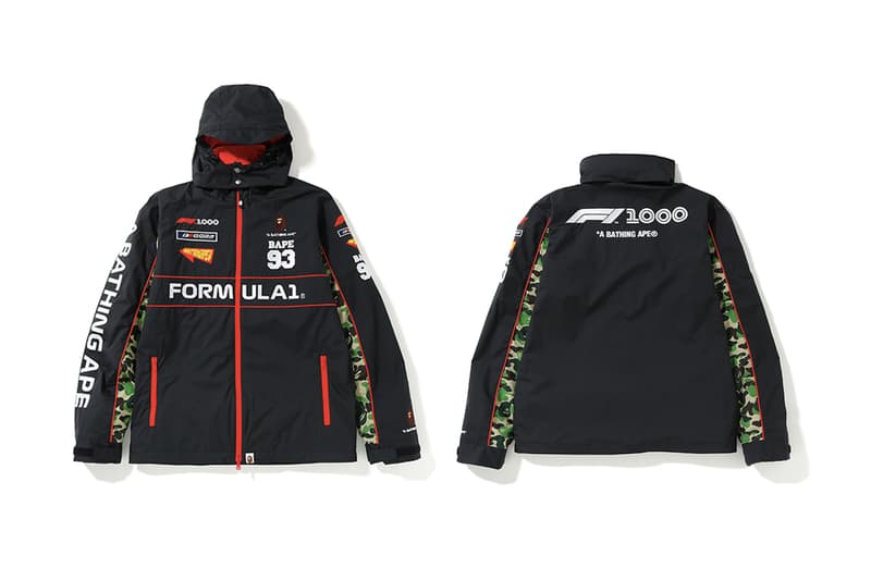 A BATHING APE® x Formula 1 聯名系列正式發佈