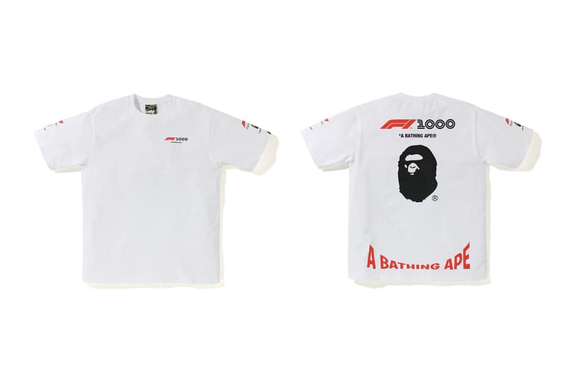 A BATHING APE® x Formula 1 聯名系列正式發佈