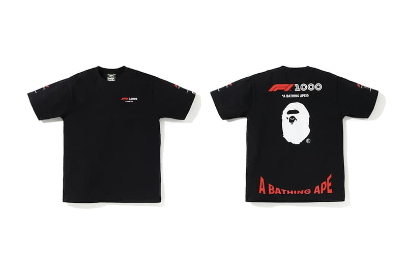 A BATHING APE® x Formula 1 聯名系列正式發佈