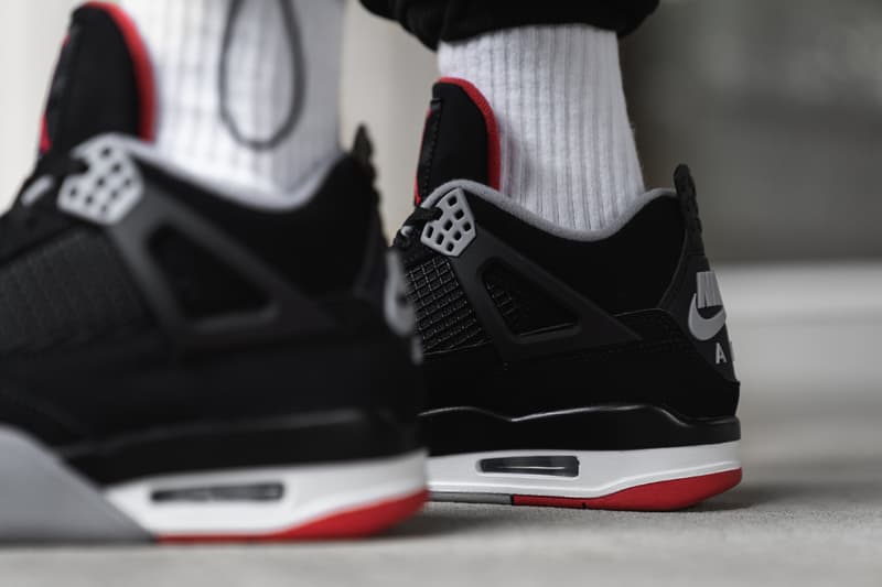 Air Jordan 4 Retro「Bred」最新復刻版本上腳預覽