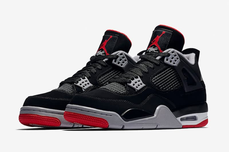 Air Jordan 4「Bred」2019 年復刻版本官方圖輯公佈