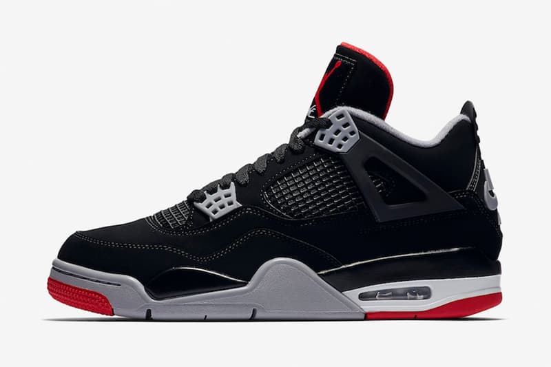 Air Jordan 4「Bred」2019 年復刻版本官方圖輯公佈