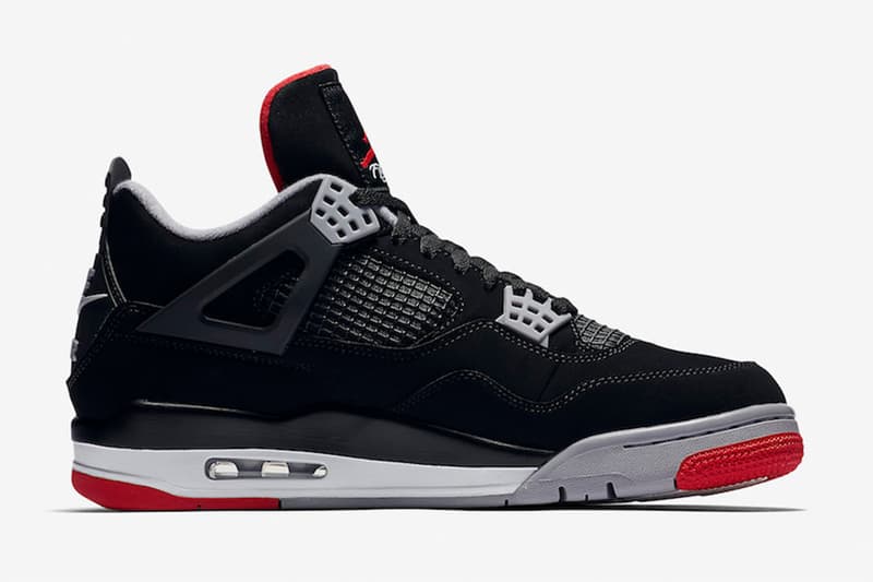 Air Jordan 4「Bred」2019 年復刻版本官方圖輯公佈