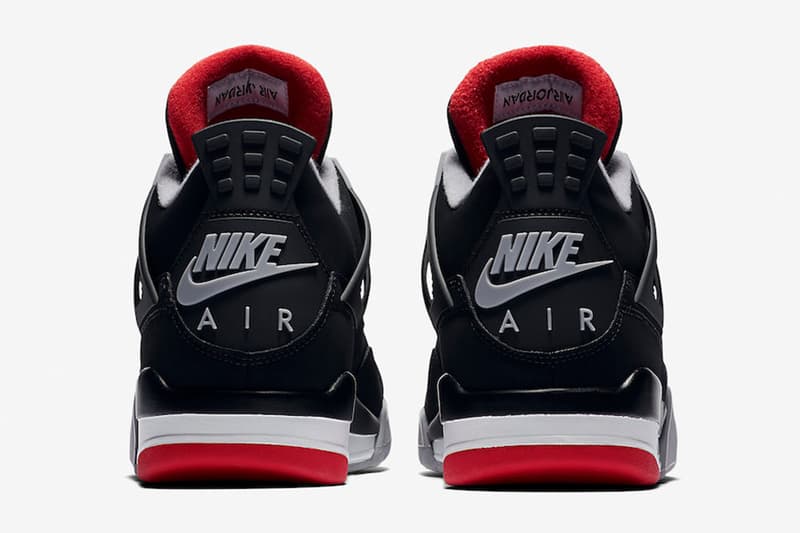 Air Jordan 4「Bred」2019 年復刻版本官方圖輯公佈