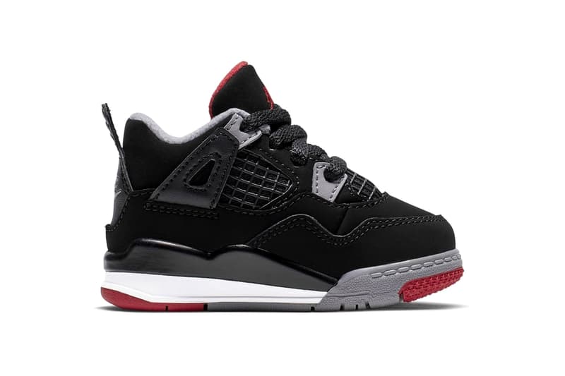 Air Jordan 4 Retro「Bred」全新 TD 童鞋版本曝光