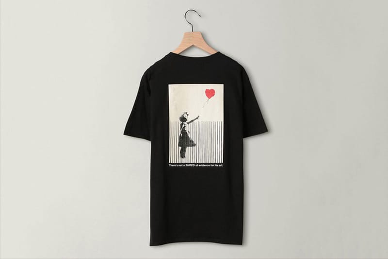 BEAUTY & YOUTH 推出限量 Banksy「Girl with Balloon」T-Shirt