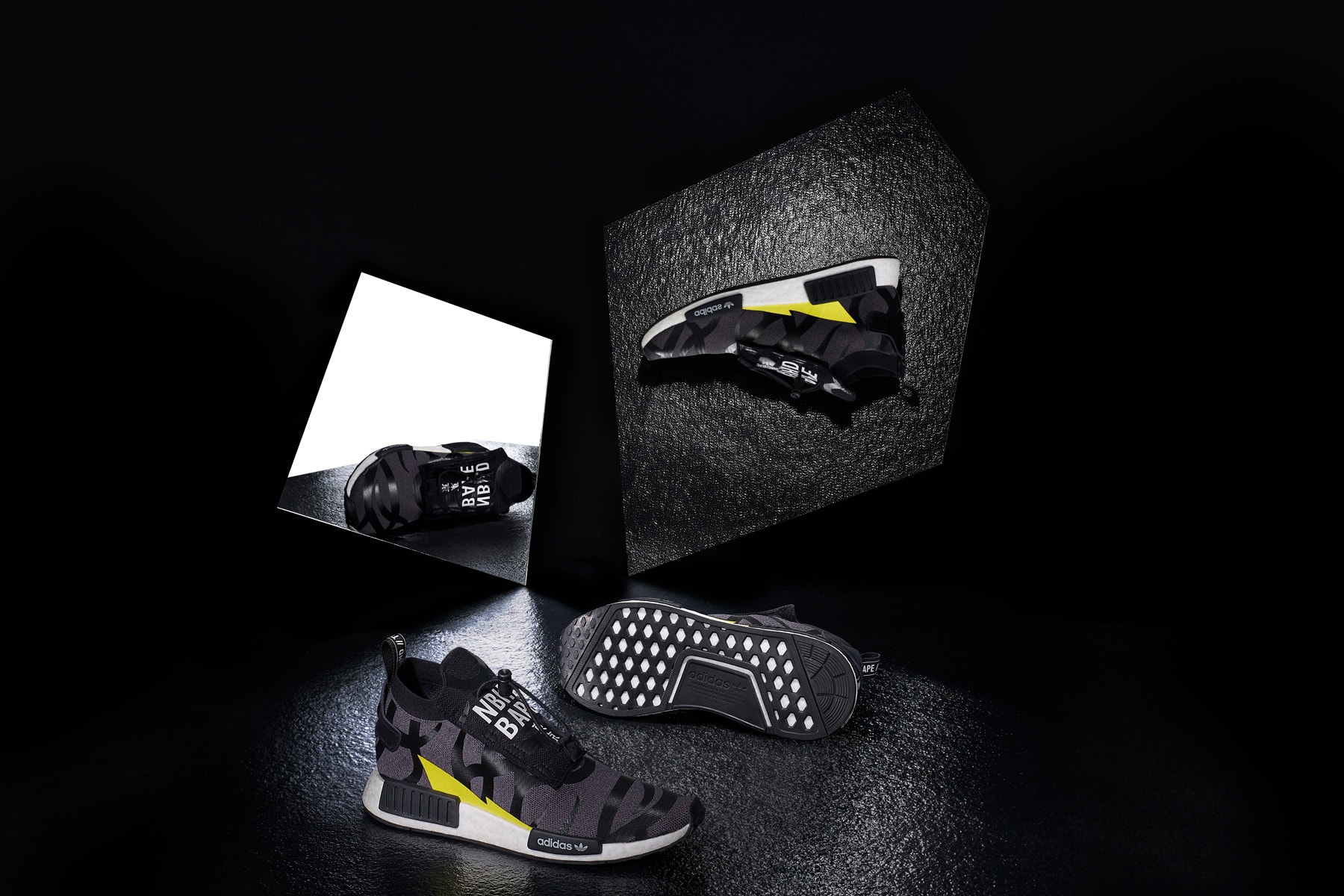 A BATHING APE® x NEIGHBORHOOD x adidas Originals 三方聯名鞋款即將迎來全球正式發售