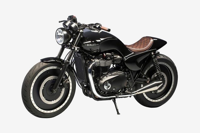 Berluti x Mecatwin 定製 Triumph T120 改裝車型展開拍賣