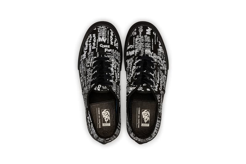 COMME des GARÇONS CDG x Vans 全新聯名 Authentic 鞋款上架