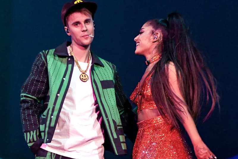 Justin Bieber 亮相 Ariana Grande 表演宣佈即將推出新專輯