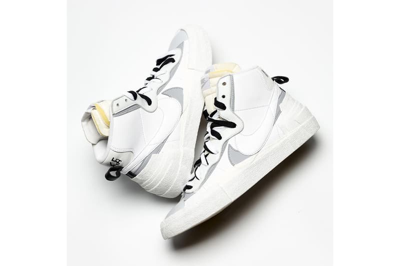 搶先預覽 sacai x Nike 聯名 Blazer with the Dunk 白灰版本