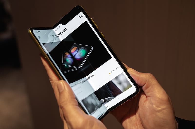 HYPEBEAST 率先近賞折叠屏幕手機 Samsung Galaxy Fold