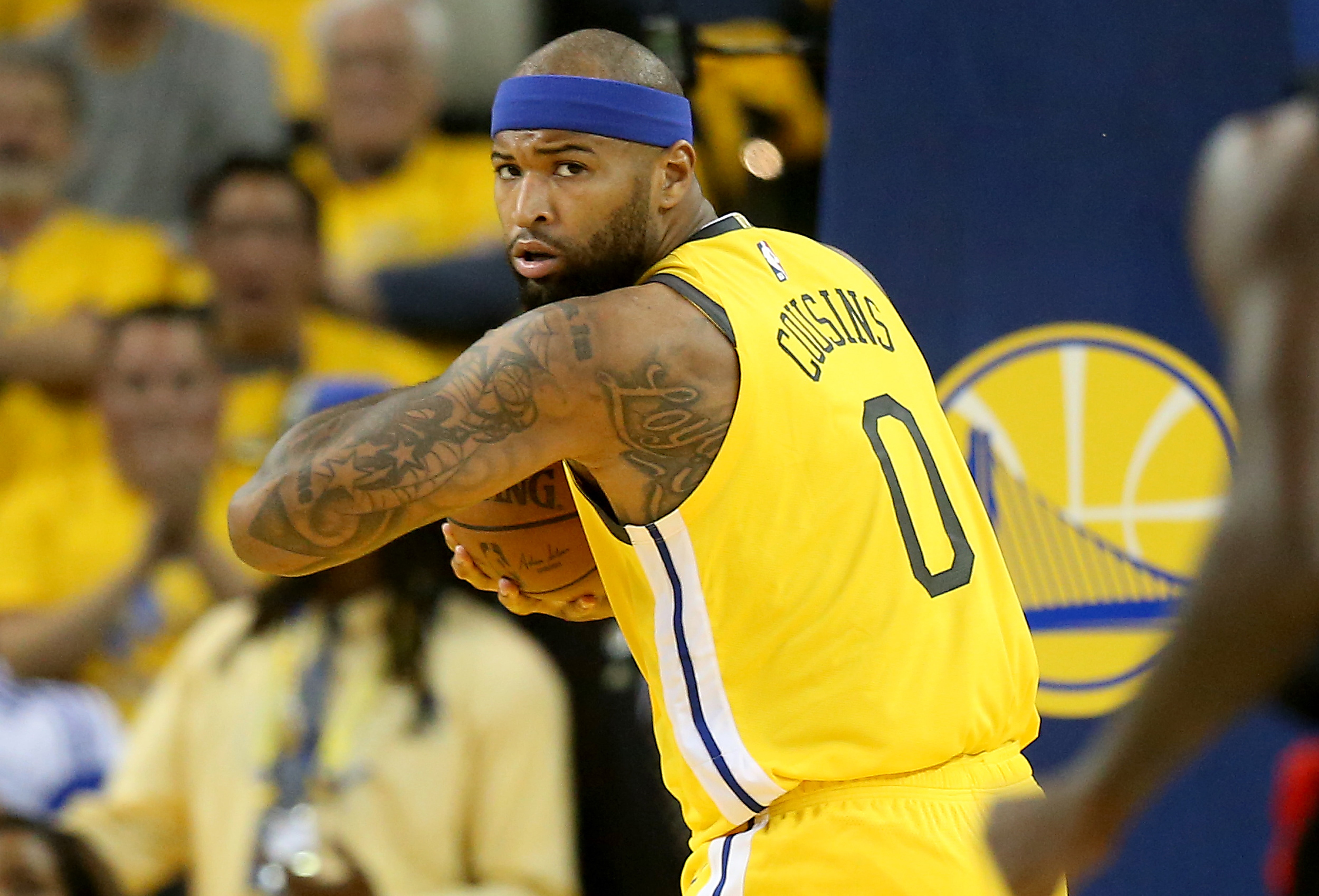 NBA 季後賽 2019 - DeMarcus Cousins 能否出席 Warriors Vs. Raptors 總冠軍首戰仍存疑