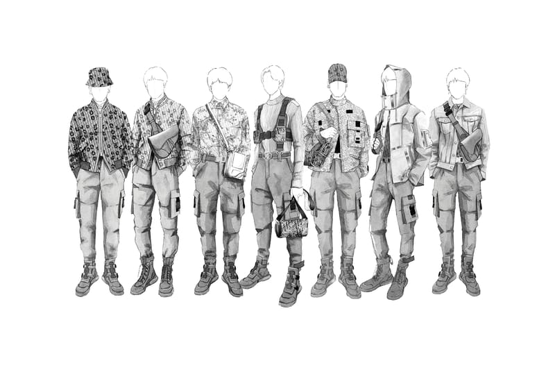 Kim Jones 為韓國男子組合 BTS 設計巡迴演唱會舞台服裝