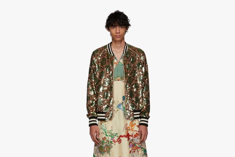 Gucci 全新亮片 Bomber Jacket 上架