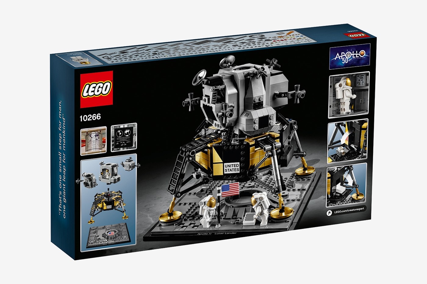 登月 50 年－LEGO 聯手 NASA 推出當年登月號 Apollo 11 玩具模型
