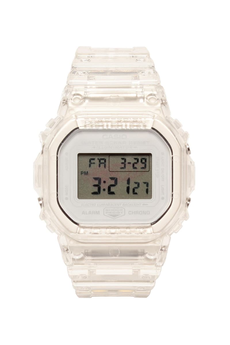 BEAMS x G-Shock 全新聯名透明 DW-5600 錶款發佈