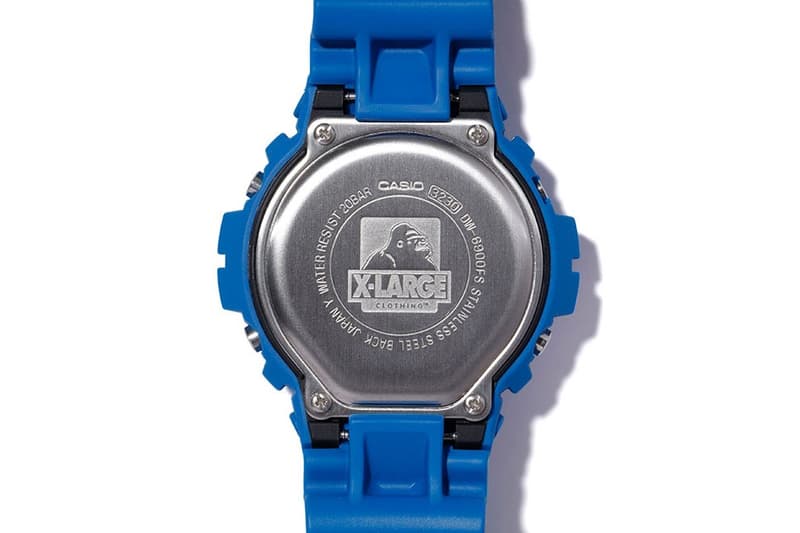 G-Shock x X-LARGE 全新联名 DW-6900 錶款登场