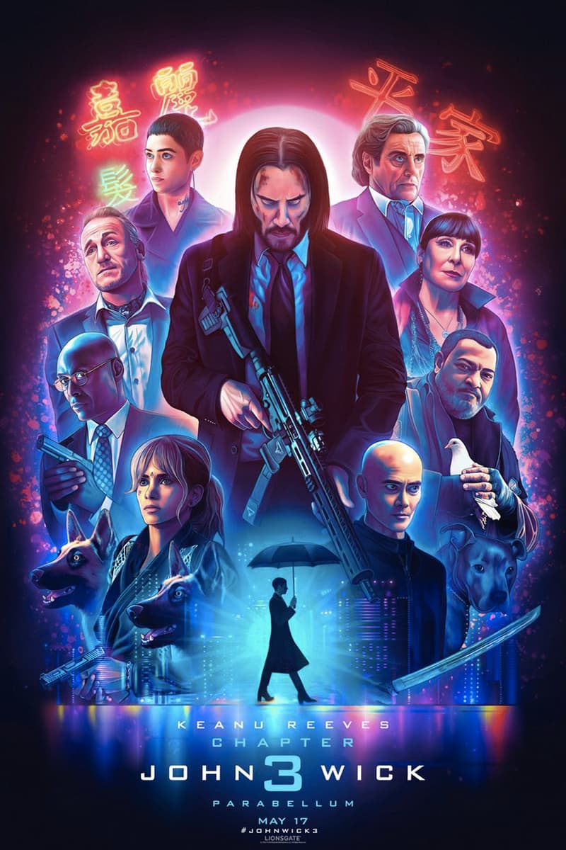 《John Wick 3: Parabellum》藝術家創作電影海報釋出