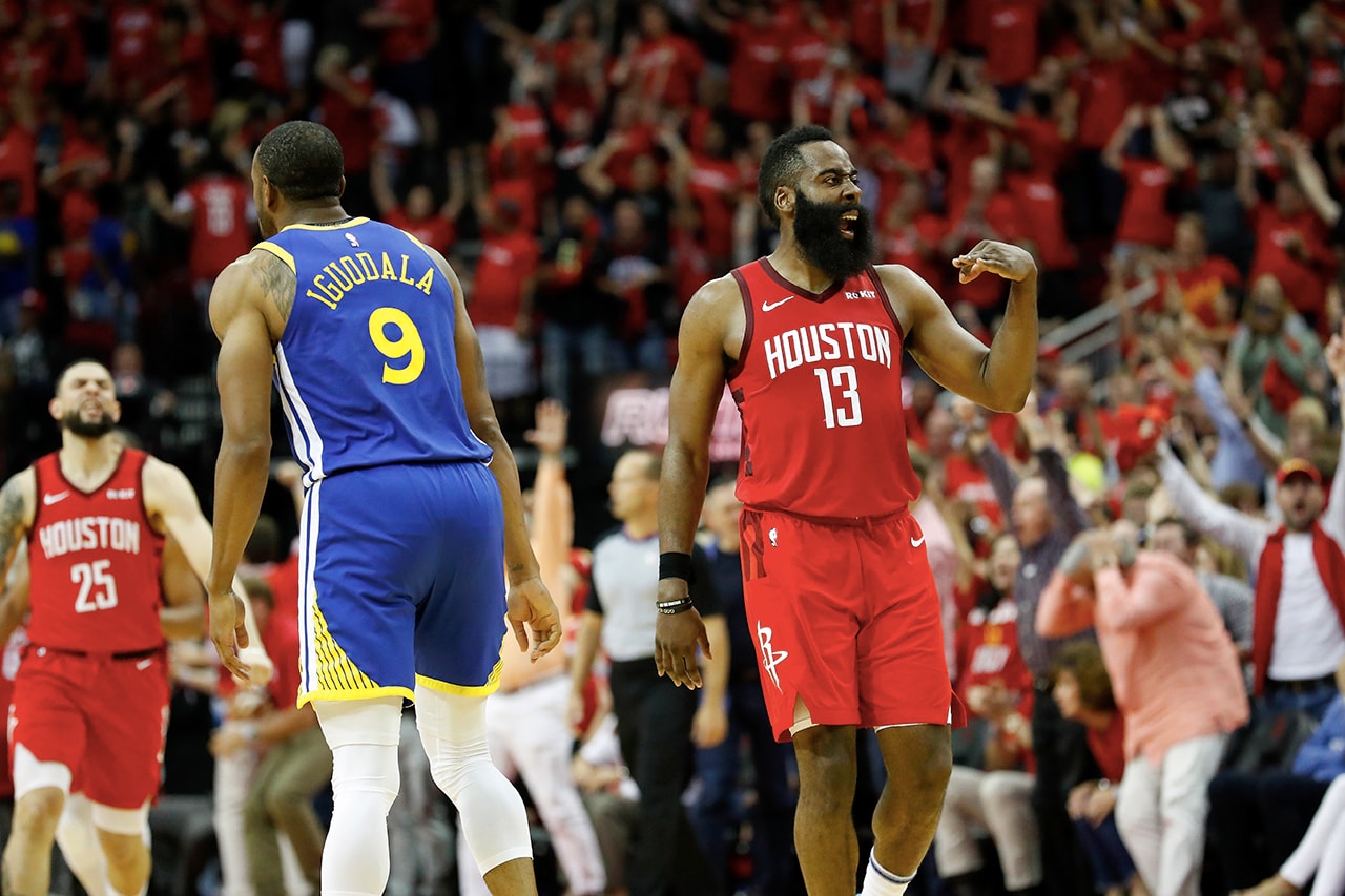 NBA 季後賽 2019 − James Harden「紅眼」仍飆 41 分領 Rockets 於延長賽險勝 Warriors