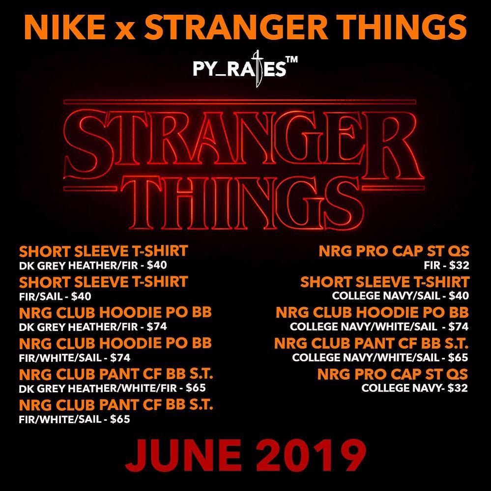 Nike x《Stranger Things》最新聯名企劃曝光 