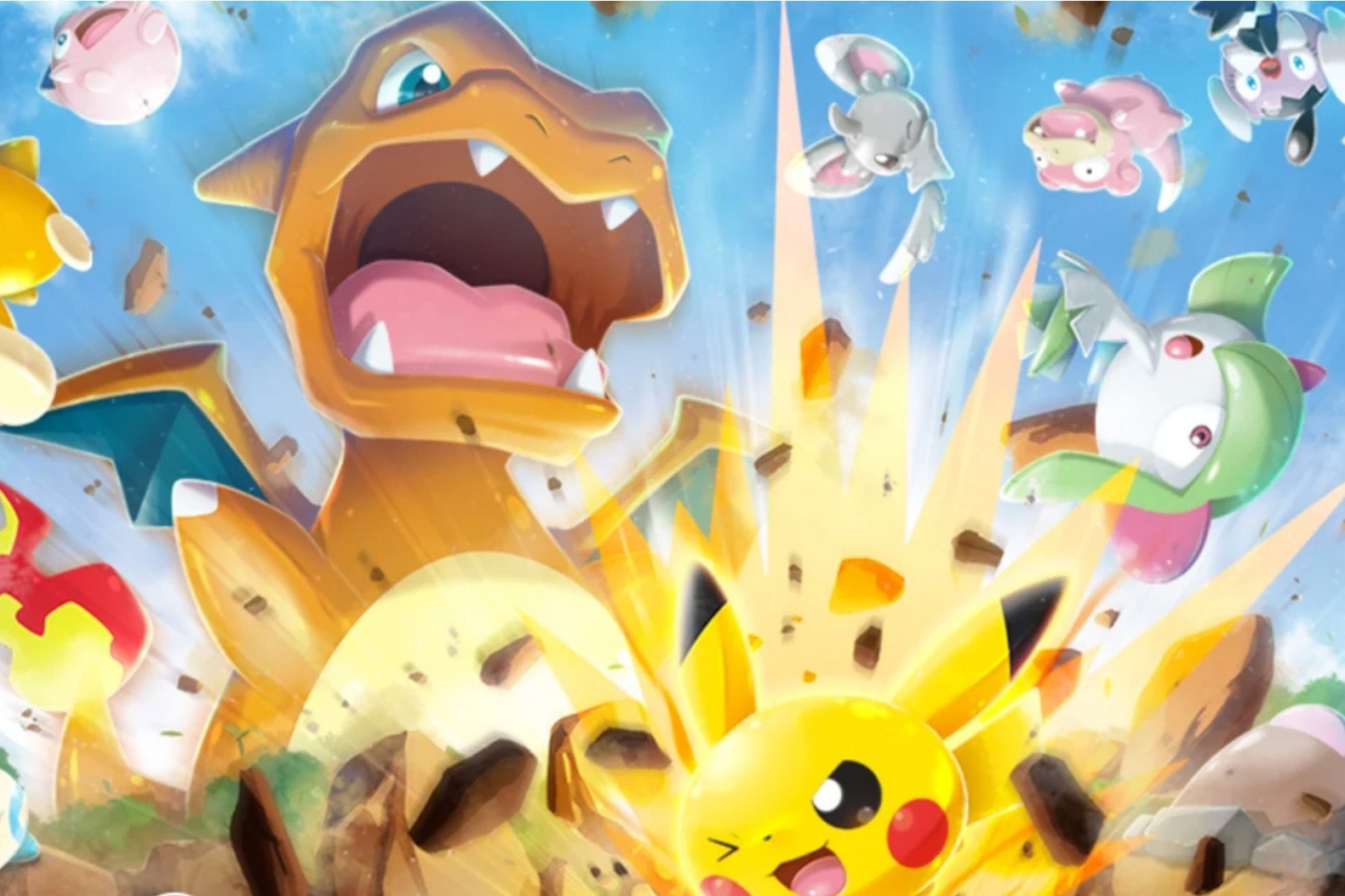 全新 Pokémon 手機遊戲《Pokémon Rumble Rush》現已正式推出