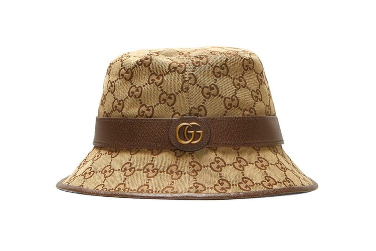 Gucci 經典 GG Logo 樣式漁夫帽上架