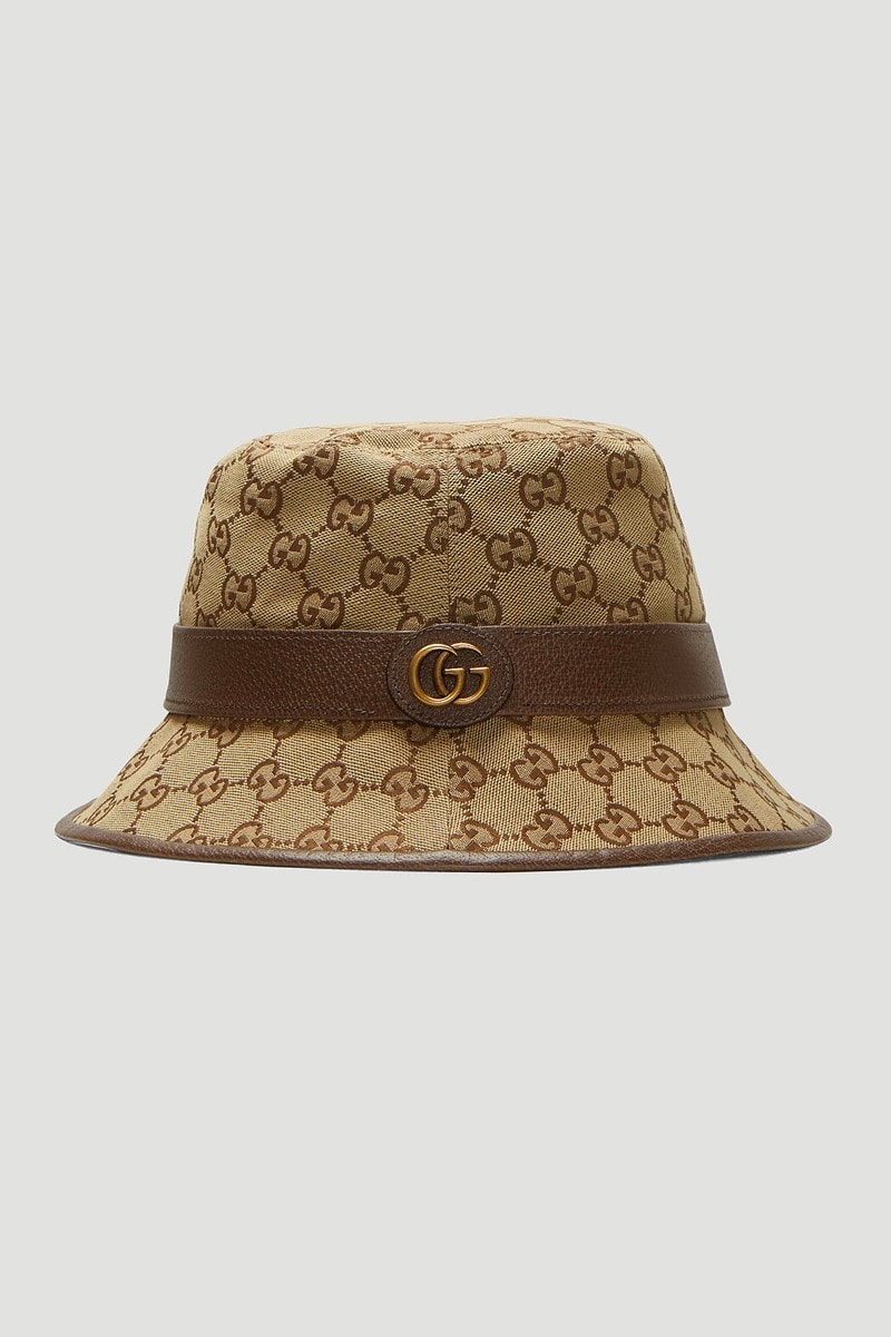 Gucci 經典 GG Logo 樣式漁夫帽上架