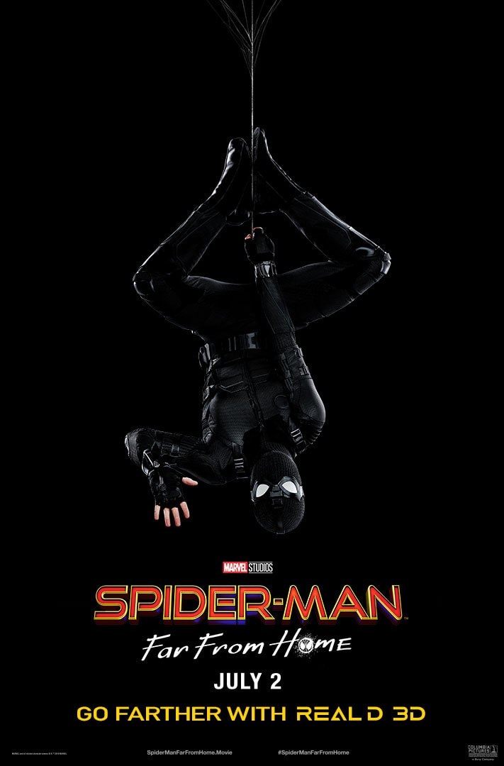 《Spider-Man: Far From Home》釋出 Spider-Man「潛行服」電影海報與幕後影片