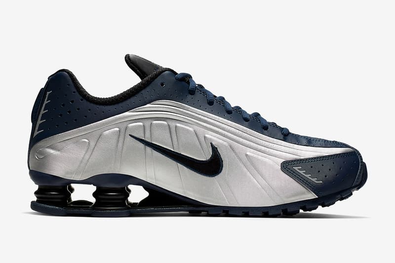 聯乘續勢－Nike Shox R4「Silver Navy」配色回歸