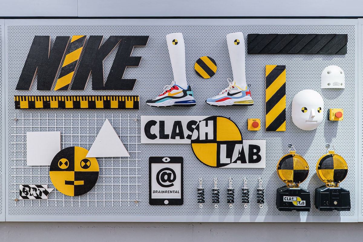 走進 Nike 聯手創意單位 Brainrental《Clash Lab》藝術空間