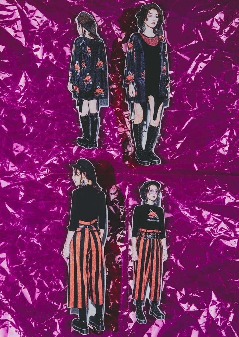 圍繞 70 年代-Slightly Numb 及女裝支線 NUMBnESS 共同發佈 2019 春夏系列