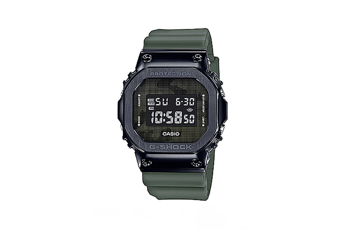 G-Shock「鋼 G」GM-5600B-3 不繡鋼手錶推出軍事迷彩版本