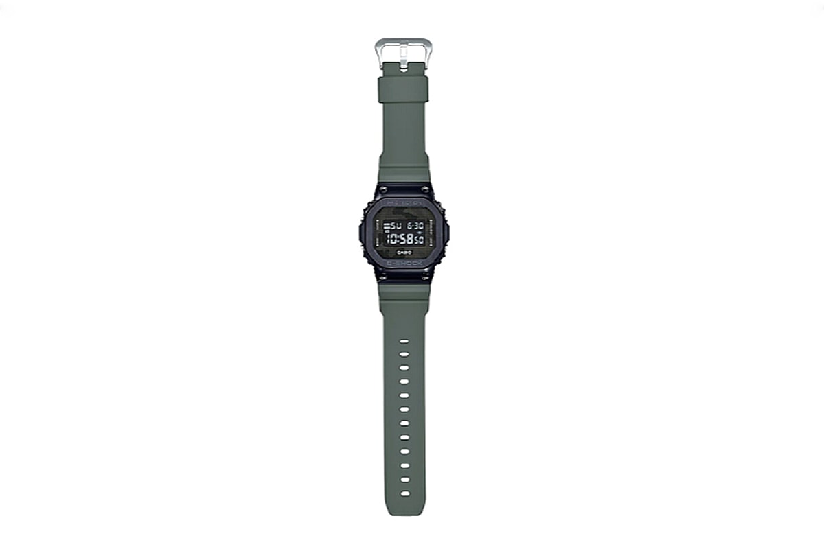 G-Shock「鋼 G」GM-5600B-3 不繡鋼手錶推出軍事迷彩版本
