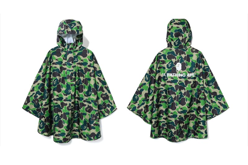 A BATHING APE® 推出 ABC CAMO 斗篷雨衣