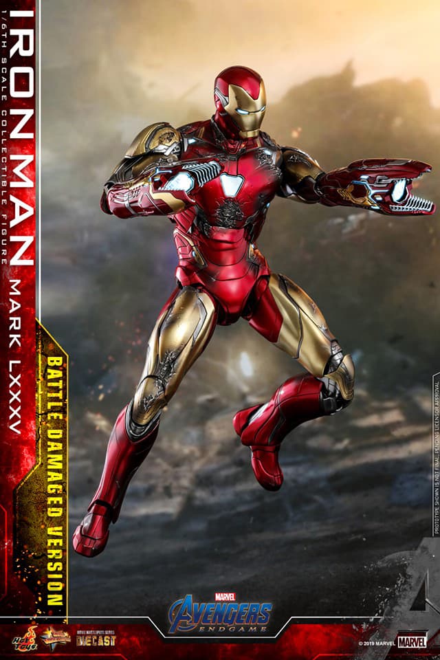 「I am Iron Man！」Hot Toys 推出 1:6 比例 Iron Man Mark LXXXV 戰損版珍藏人偶