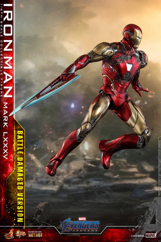 「I am Iron Man！」Hot Toys 推出 1:6 比例 Iron Man Mark LXXXV 戰損版珍藏人偶