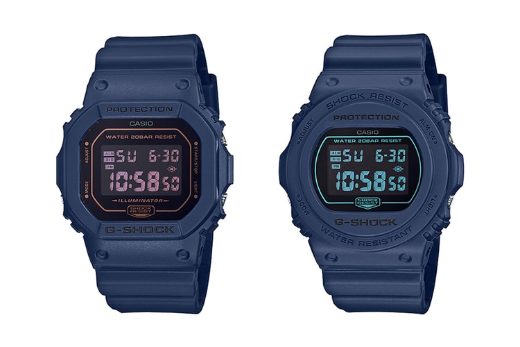 元祖藍-G-Shock 推出 Tonal 海軍藍 DW-5600 及 DW-5700
