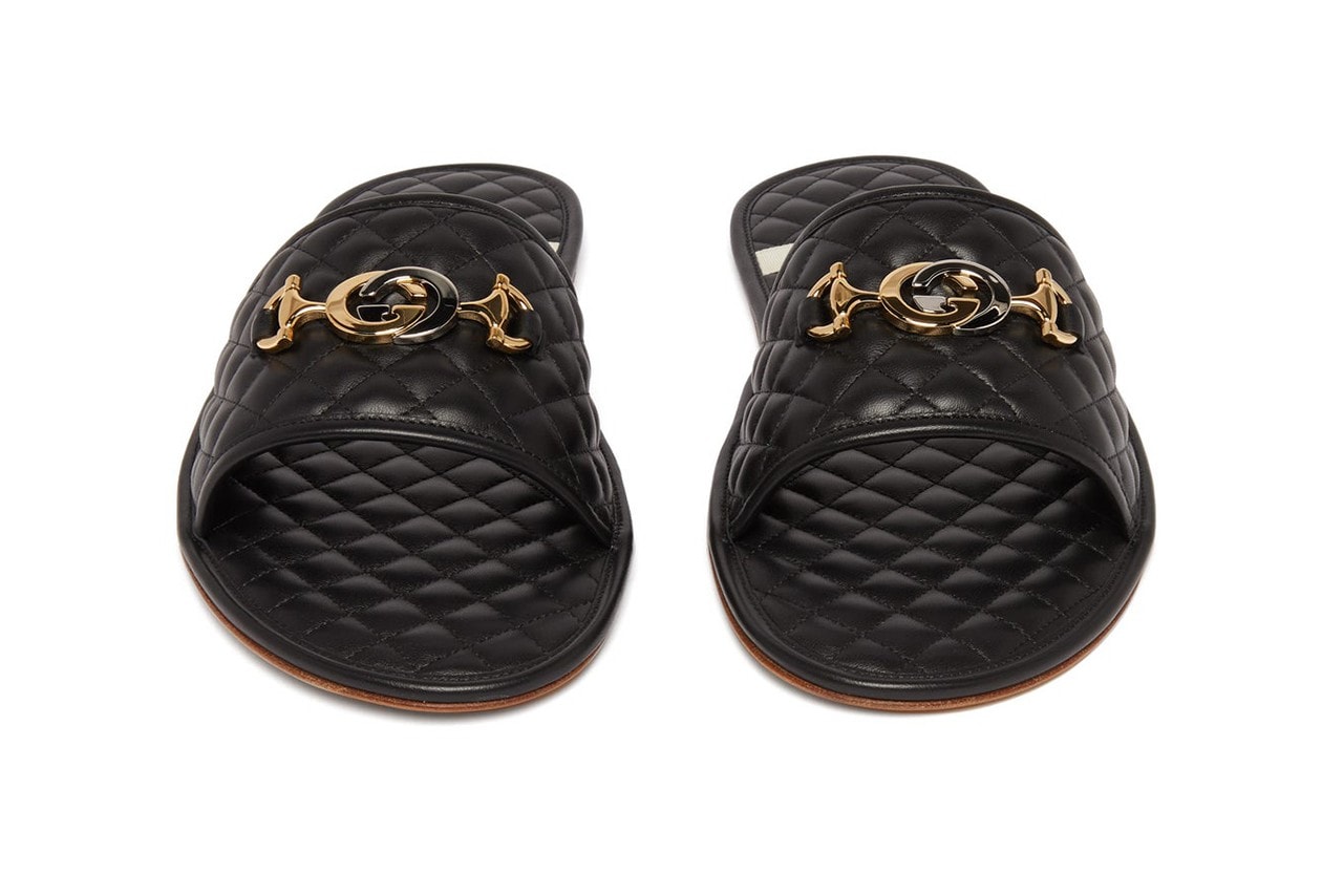 Gucci 釋出最新 GG Logo 全皮革奢華拖鞋