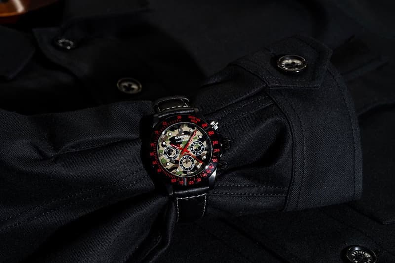 A BATHING APE® 為 BAPEX TYPE-3 推出 1st Camo 皮革皮帶