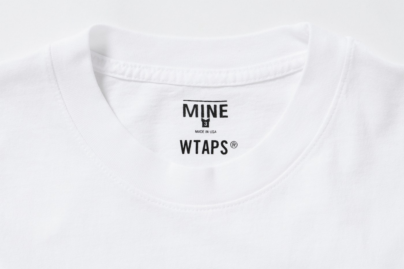 極上簡約－WTAPS 攜手日本新晉白 Tee 品牌 MINE 推出聯名 T-Shirt