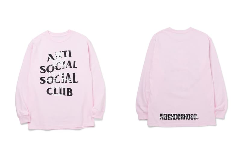 NEIGHBORHOOD x Anti Social Social Club 第二波聯名系列登場