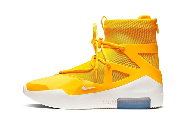 Jerry Lorenzo 曝光全新 Nike Air Fear of God 1「Yellow」鞋款