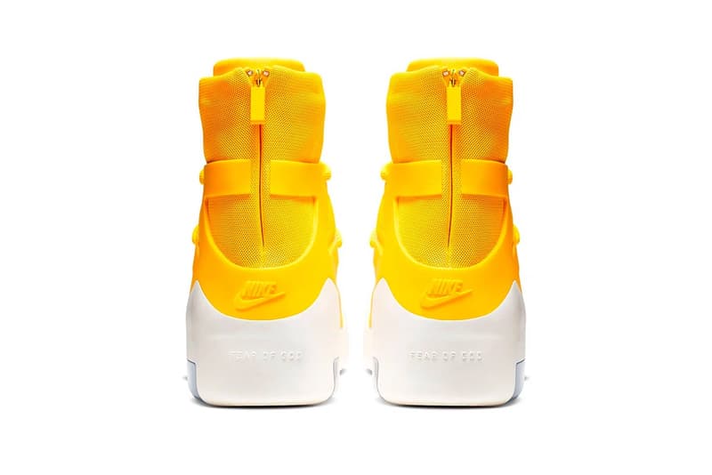 Jerry Lorenzo 曝光全新 Nike Air Fear of God 1「Yellow」鞋款