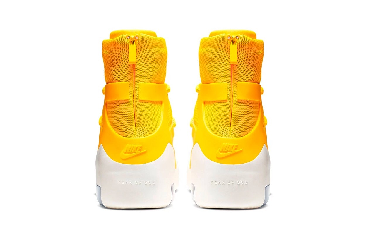 Jerry Lorenzo 曝光全新 Nike Air Fear of God 1「Yellow」鞋款