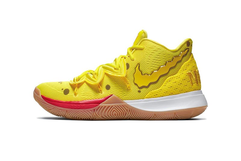 Nike Kyrie 5 聯乘「Spongebob Squarepants」及「Patrick Star」官方圖輯發佈