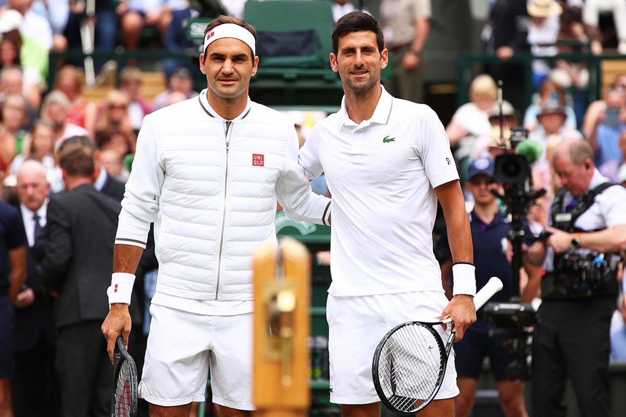 Novak Djokovic 擊退 Roger Federer 於 2019 年溫布頓網球賽締造二連霸