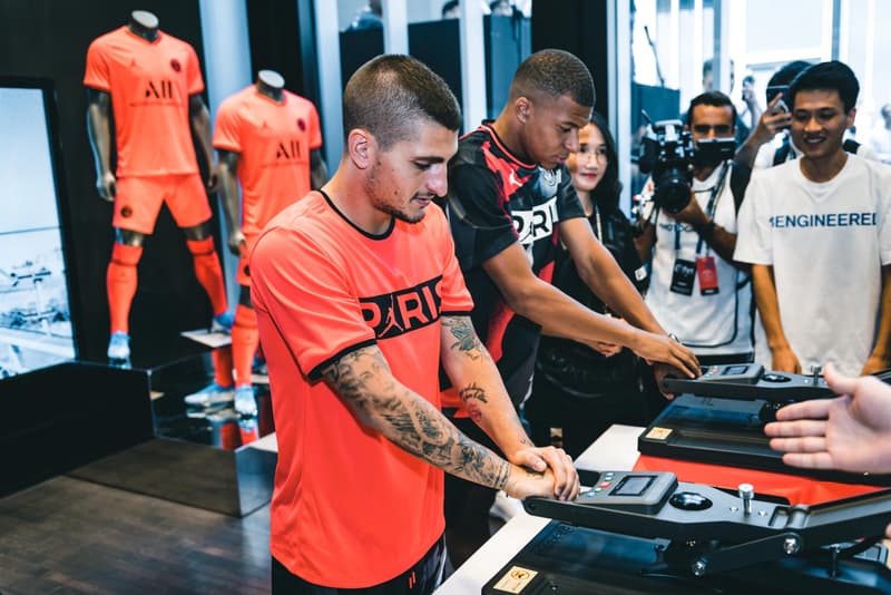 PSG 球員 Kylian Mbappe & Marco Verratti 空降深圳 Jordan Brand 旗艦店